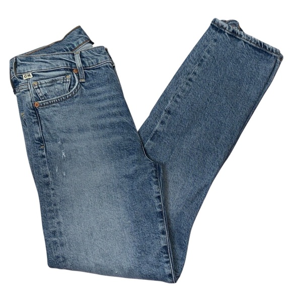Citizens Of Humanity Premium Vintage Harlow Ankle Mid Rise Slim Jeans Size 25 - Picture 15 of 15